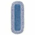 Rubbermaid HYGEN Microfiber Wet Pad Blue 18 in. High Absorbency FGQ41600BL00-EA